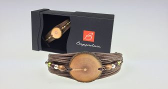 Damen Armband - Woodstyle - Tiroler Ahornscheibe