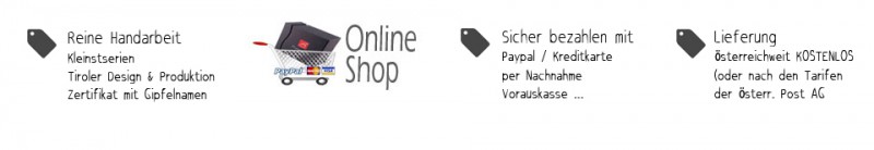 Armband Onlinehsop von Bergspitzlerin