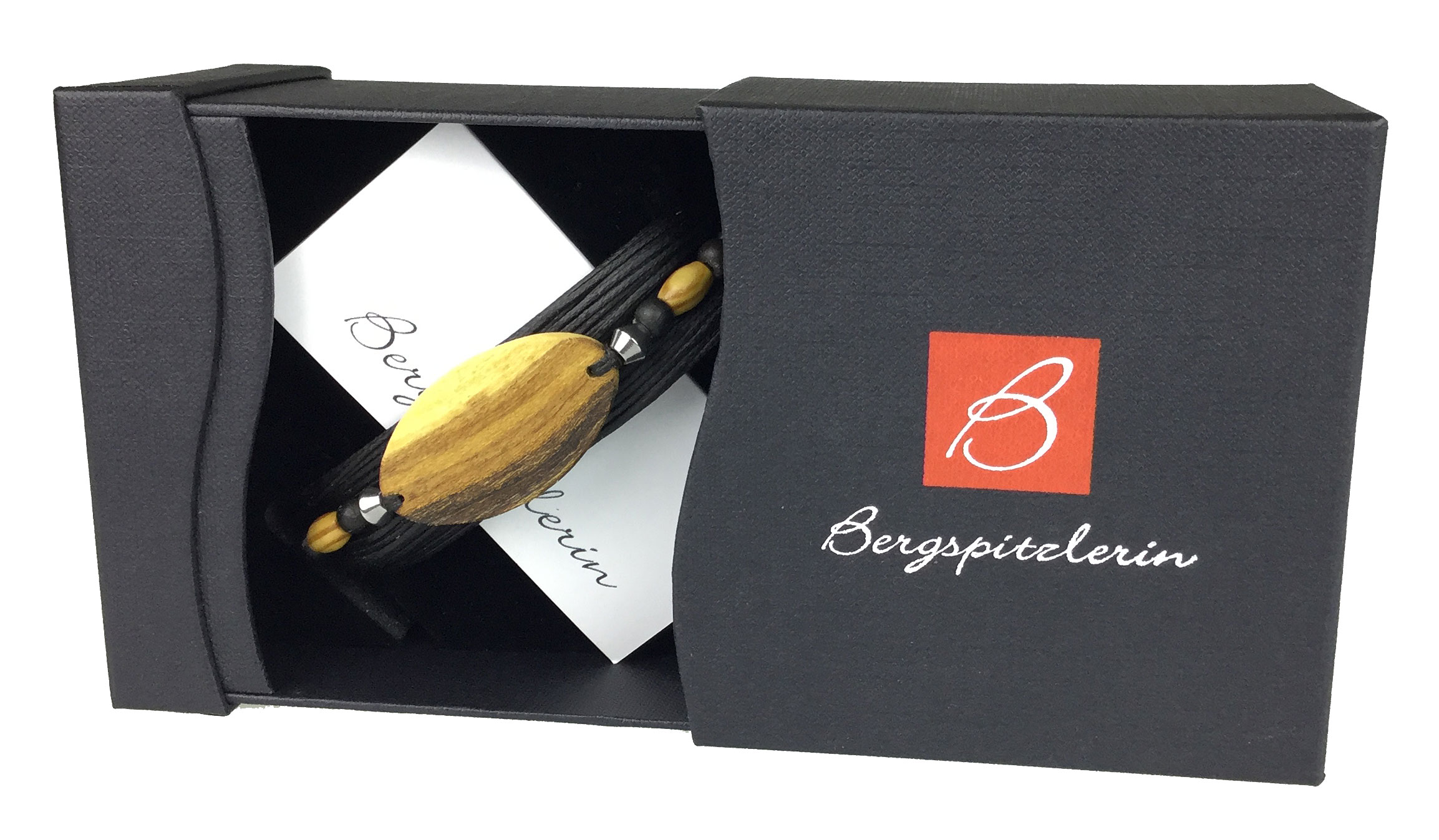 Armband mit Goldregen-Holz | Onlineshop von Bergspitzlerin